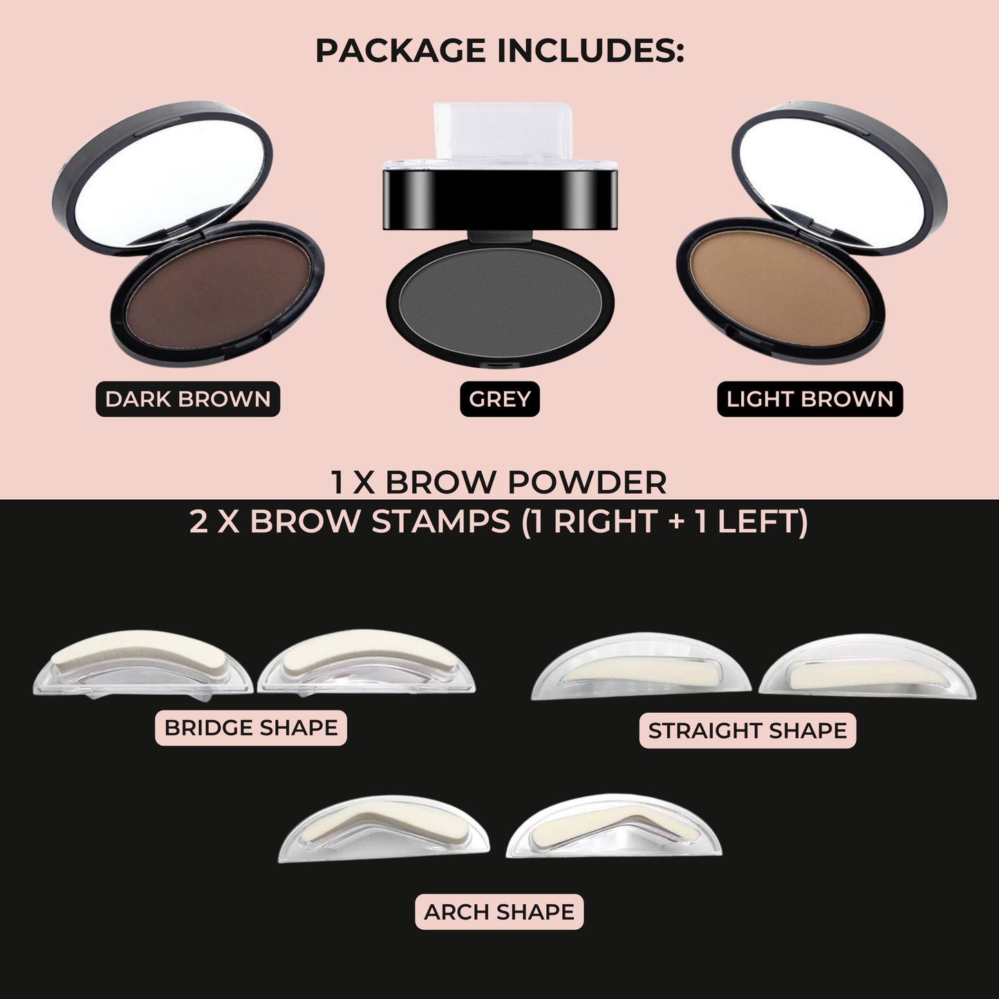 Ensemble de tampons à sourcils réglables BrowZilla+™