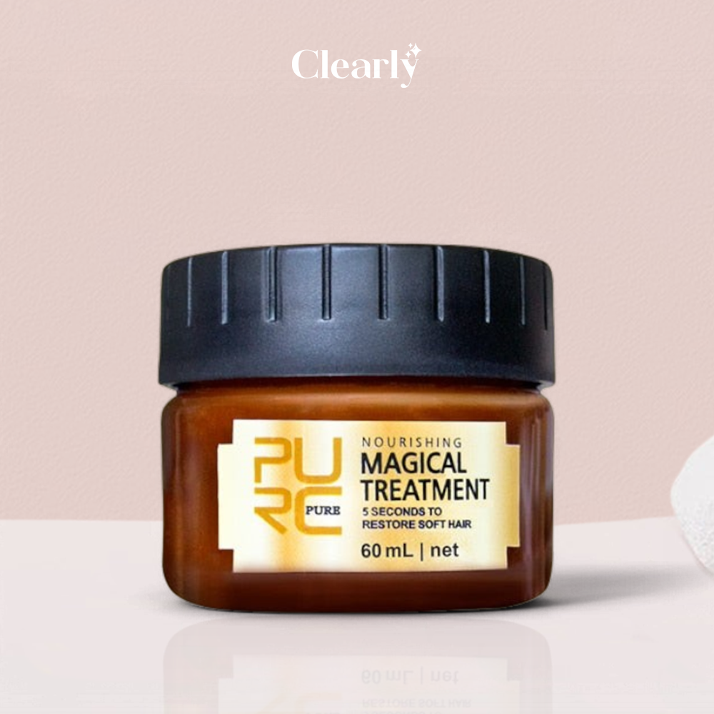 PURE™ Maschera per capelli alla cheratina | Capelli lucenti e sani in pochi secondi! (1+1 GRATIS)