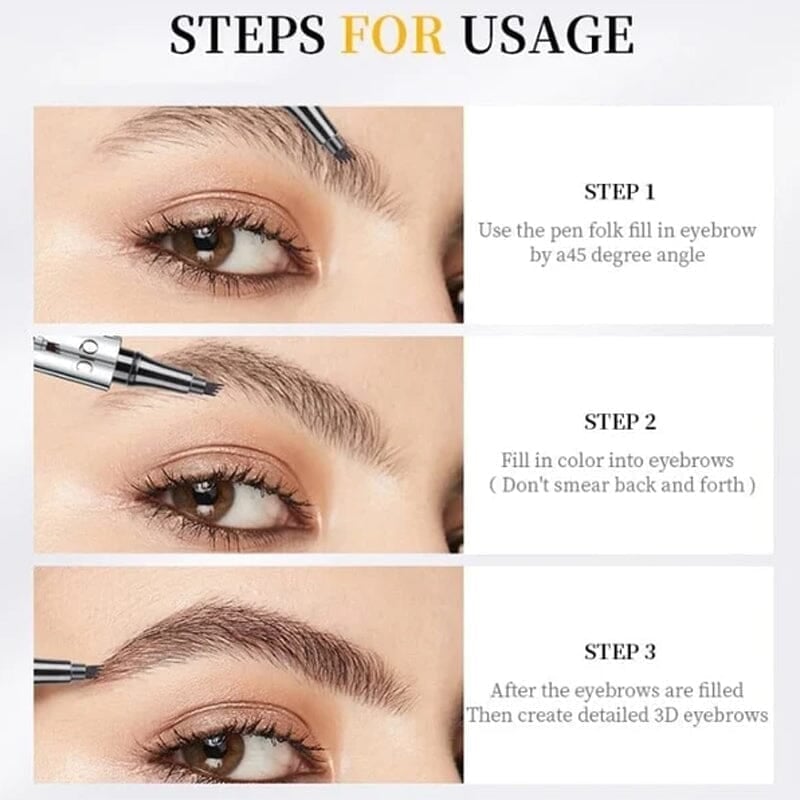 Crayon à sourcils 3D imperméable QIC Eyebrow™