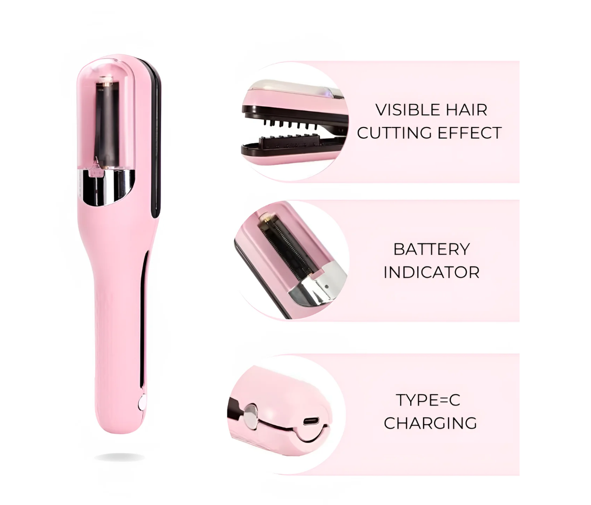 SplitFix Styler PRO™ Un outil pour réparer les pointes abîmées