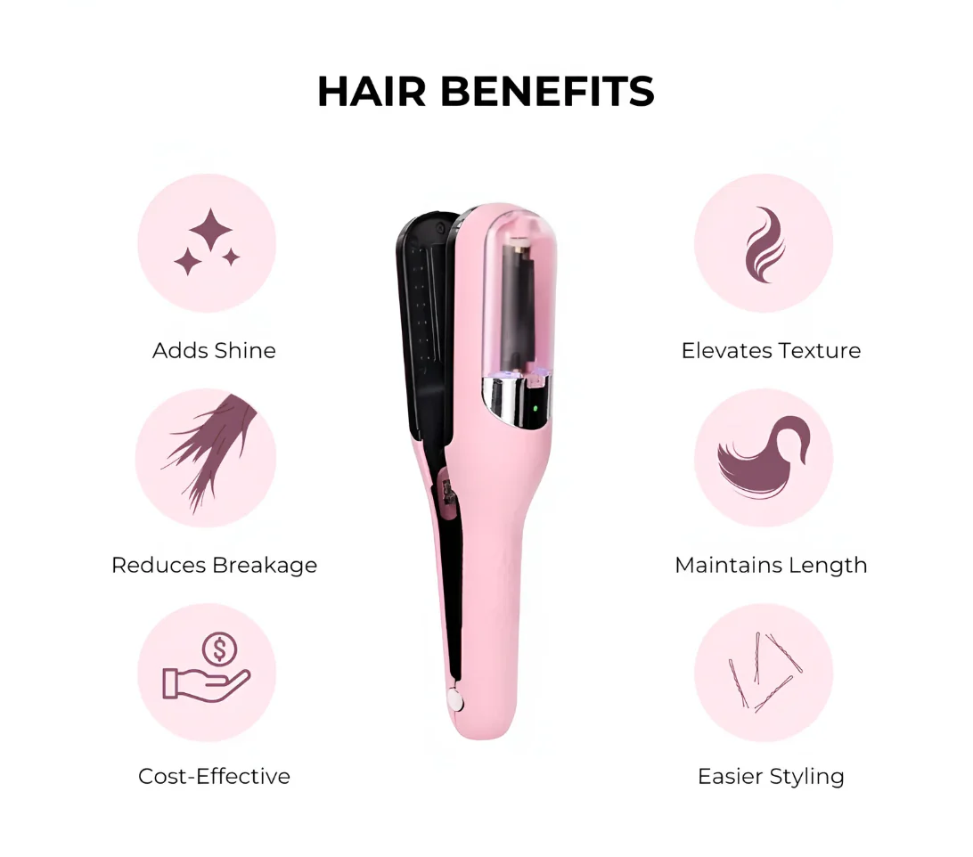 SplitFix Styler PRO™ Un outil pour réparer les pointes abîmées