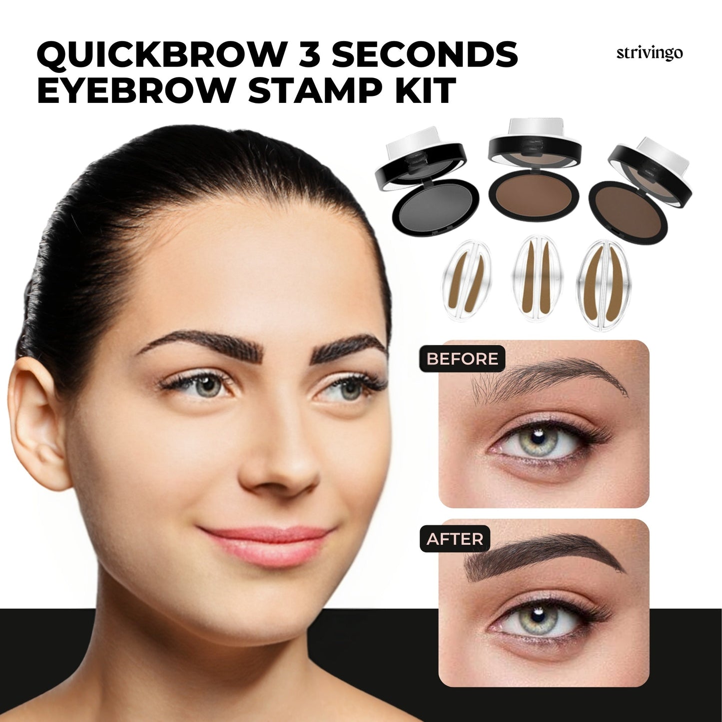 Ensemble de tampons à sourcils réglables BrowZilla+™